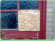 boarded up Portchester